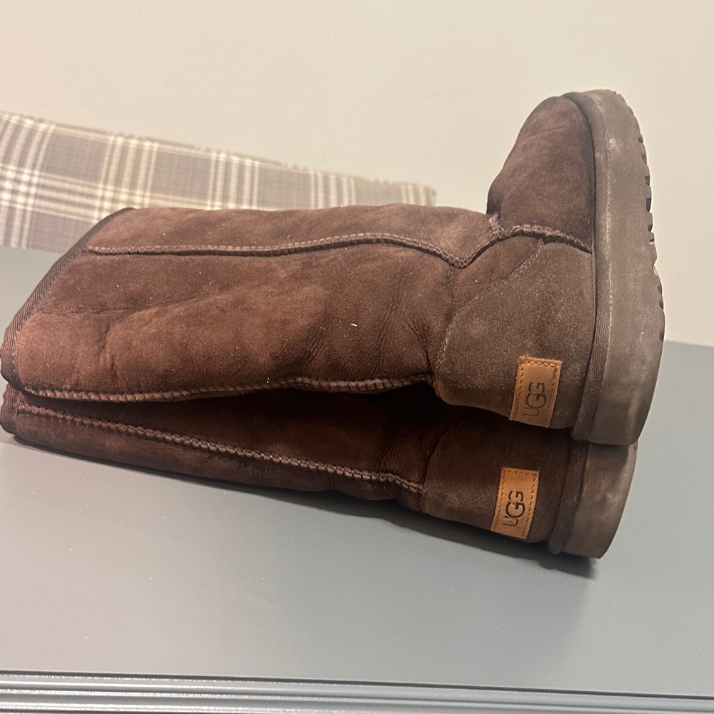 UGG Tall Chocolate Suede Boots